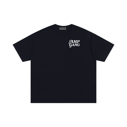 AMP GANG NO EXCUSES JUST ADAPT Unisex Oversized Cotton T-Shirt