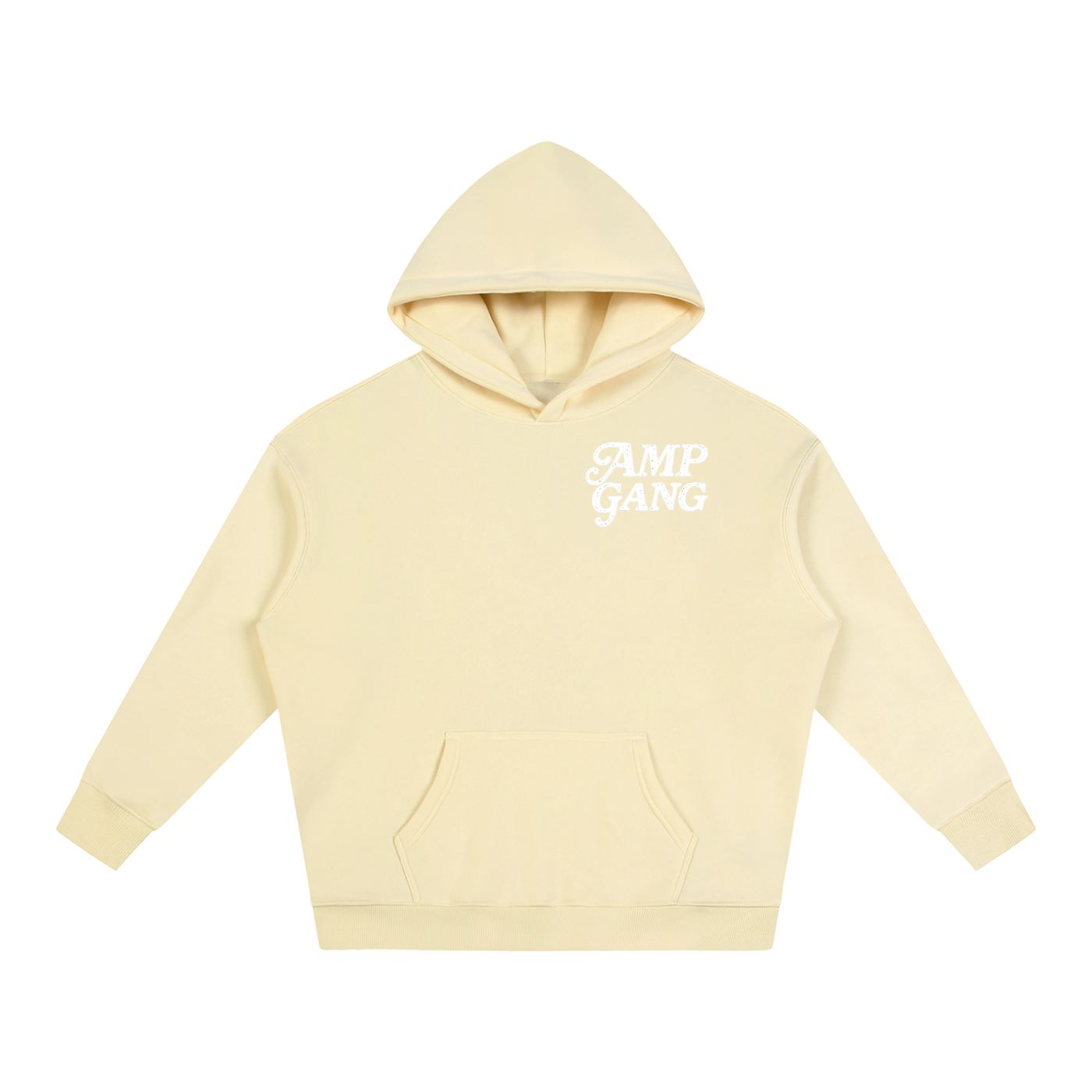 NO EXCUSES JUST ADAPT Oversize Fleeced Hoodie