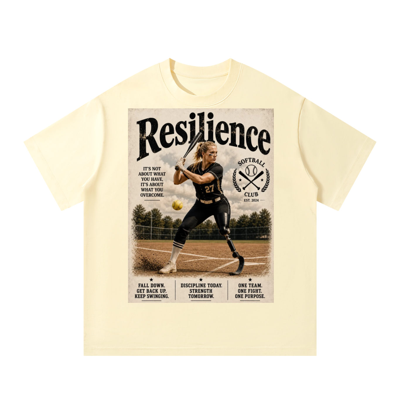 AmpGang RESILIENCE Premium Oversized T-Shirt