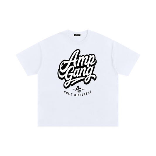 AmpGang Logo Oversized Cotton T-Shirt