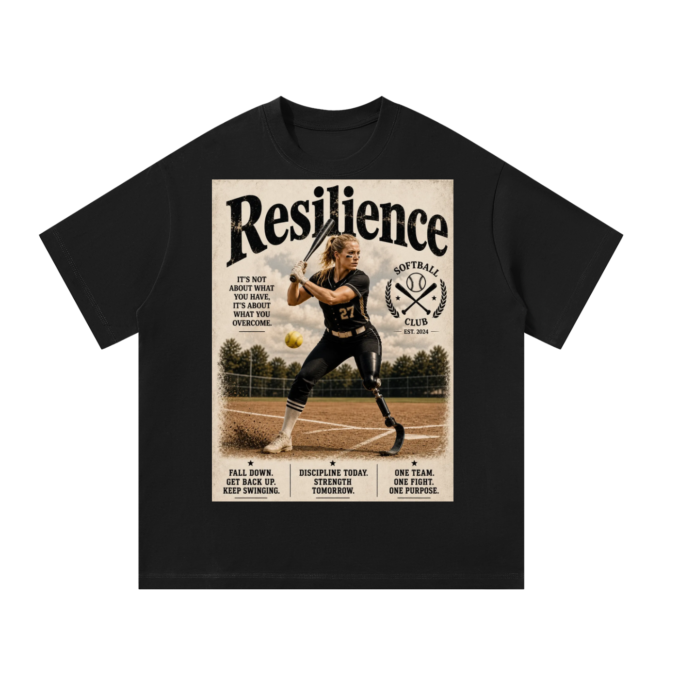 AmpGang RESILIENCE Premium Oversized T-Shirt