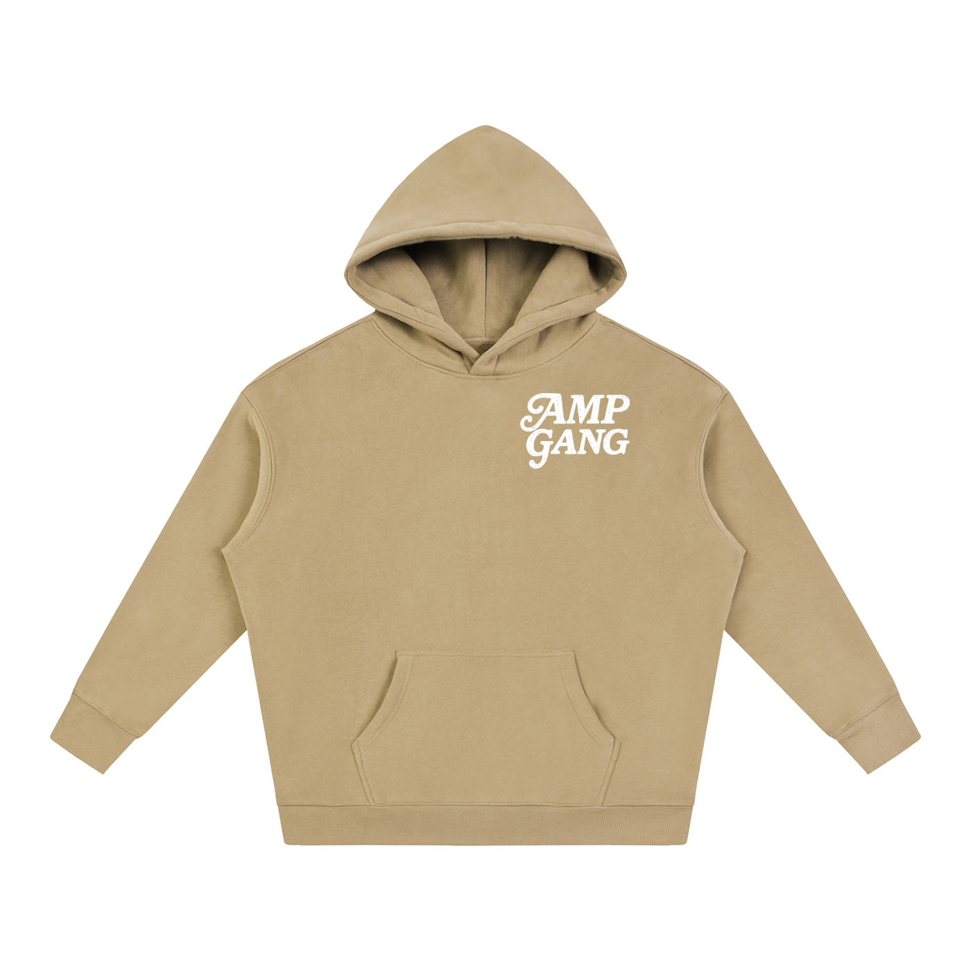 NO EXCUSES JUST ADAPT Oversize Fleeced Hoodie