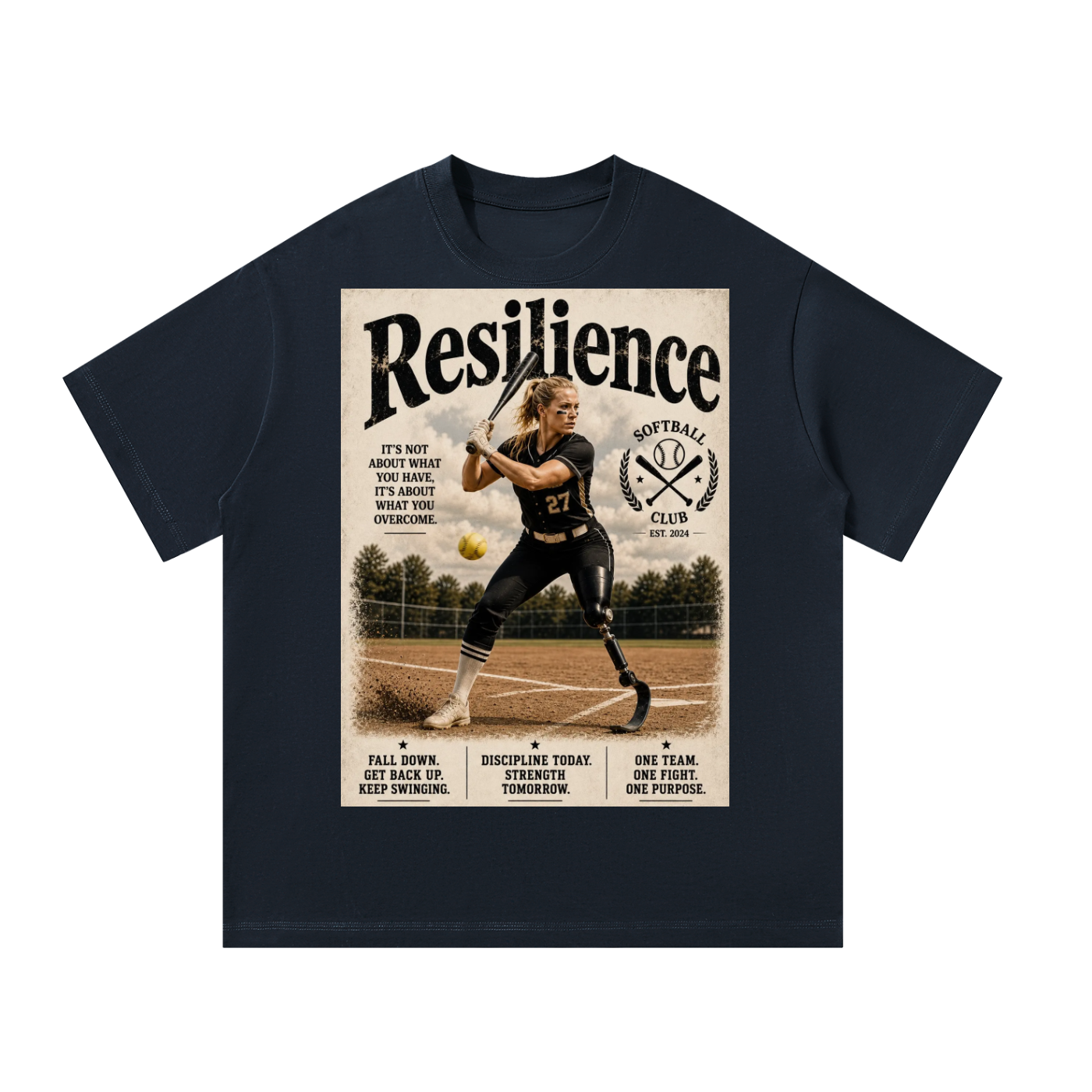 AmpGang RESILIENCE Premium Oversized T-Shirt
