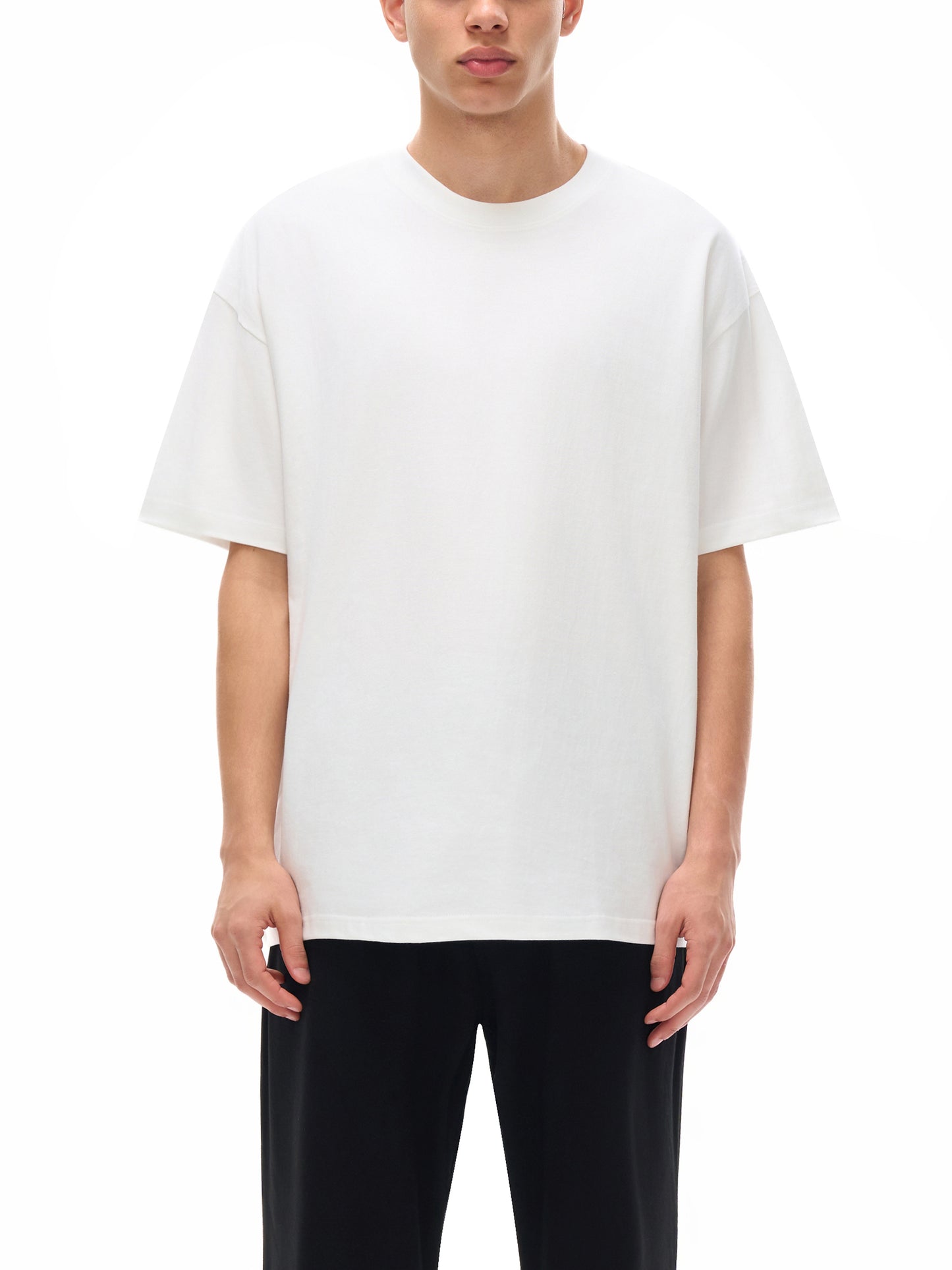 AmpGang Logo Oversized Cotton T-Shirt